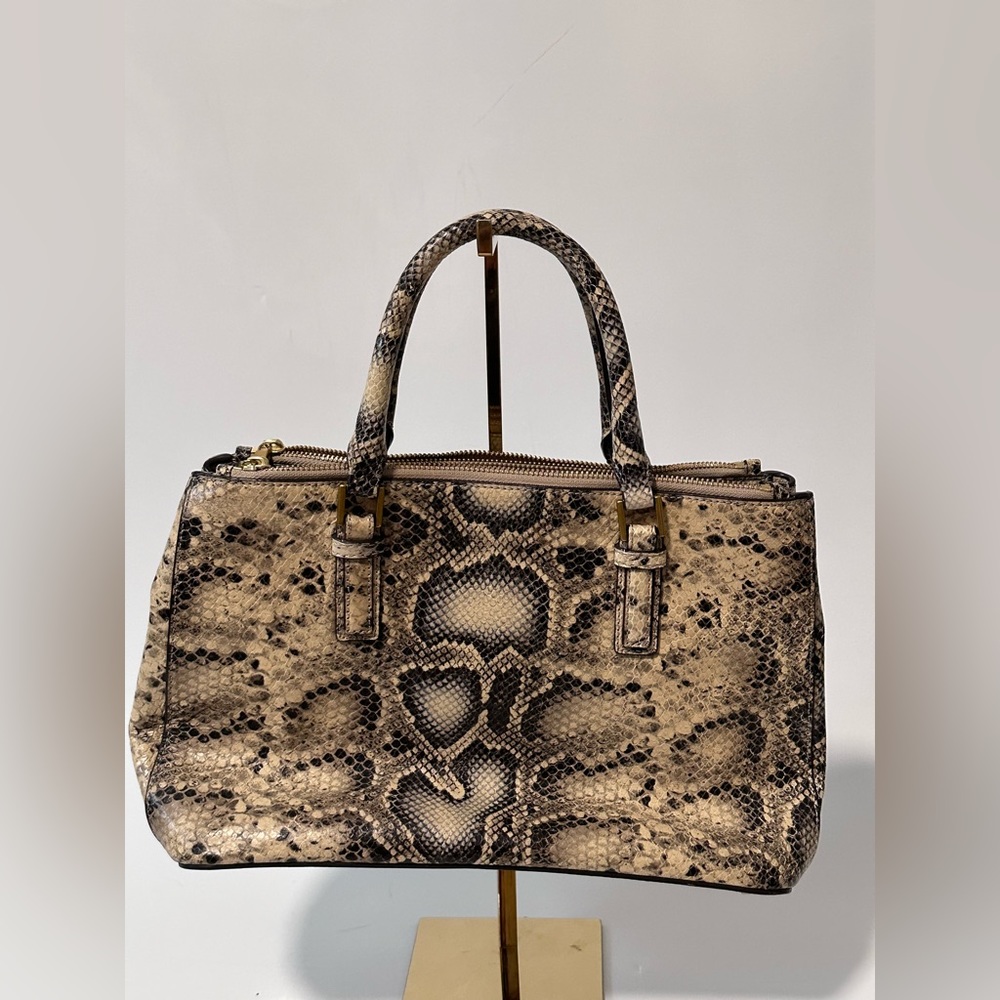 Tory Burch Tory Burch Beige Python Embossed Leath… - image 7